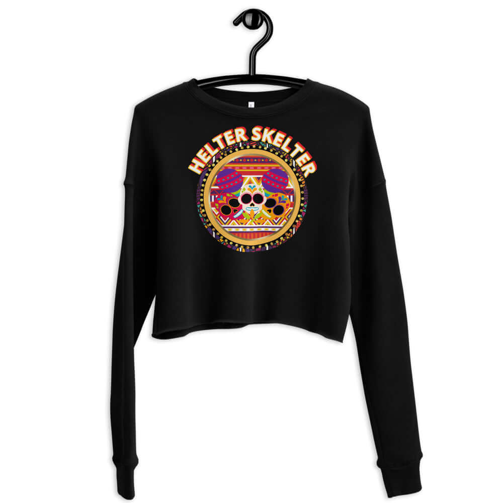 helter skelter crop sweatshirt