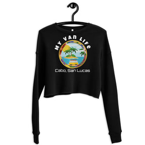 my van life crop sweatshirt