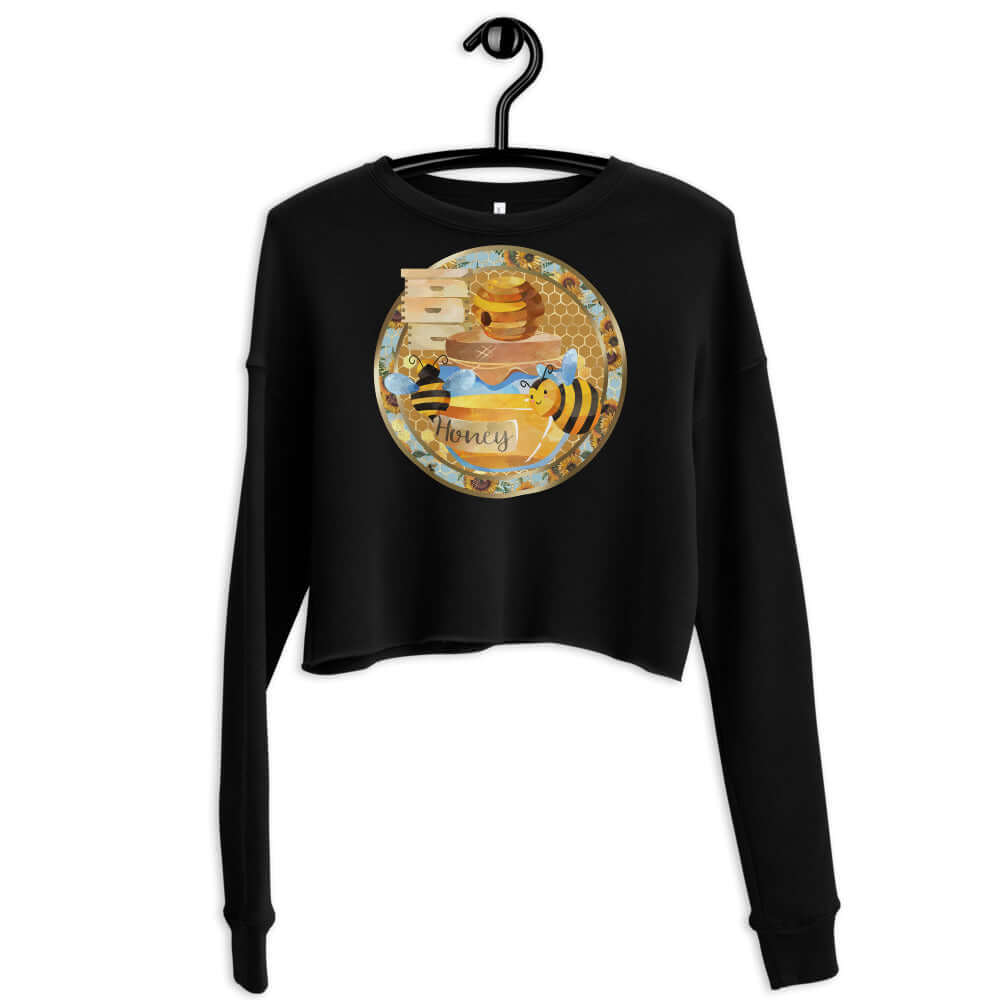 honey bee sweet crop sweatshirt