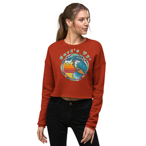 surf's up! crop sweatshirt