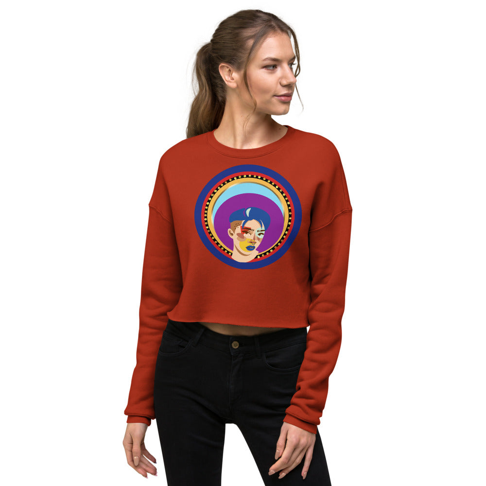 my halo crop sweatshirt