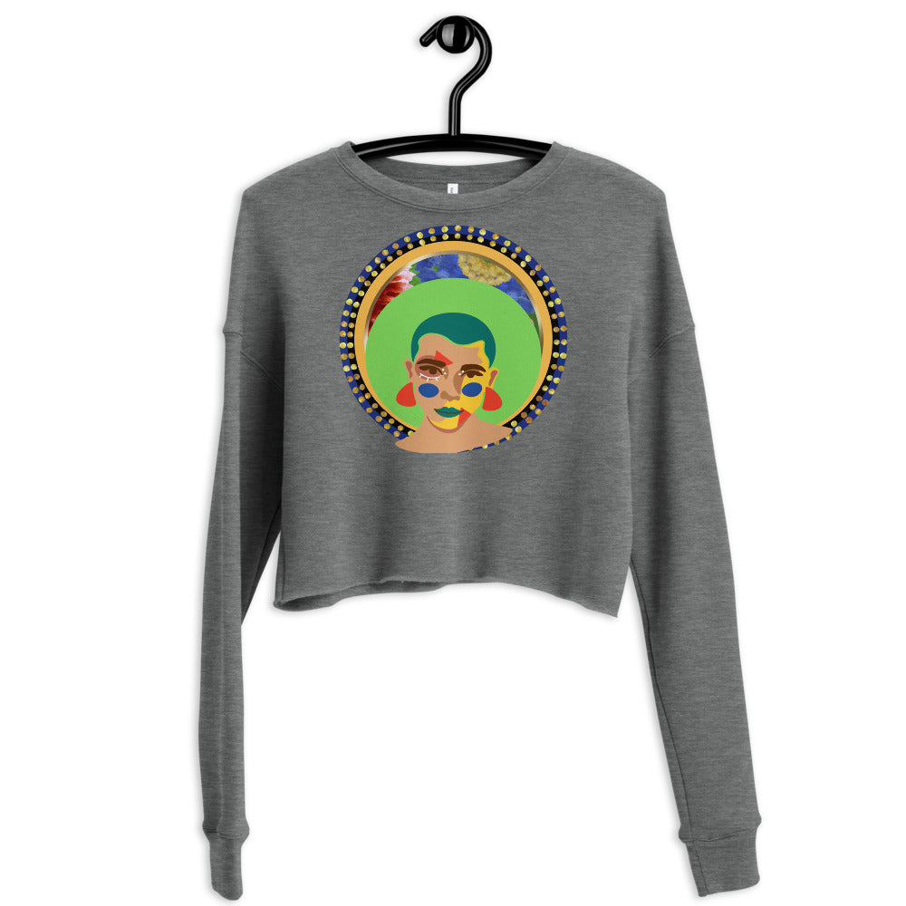 my halo crop sweatshirt