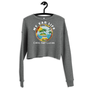 my van life crop sweatshirt