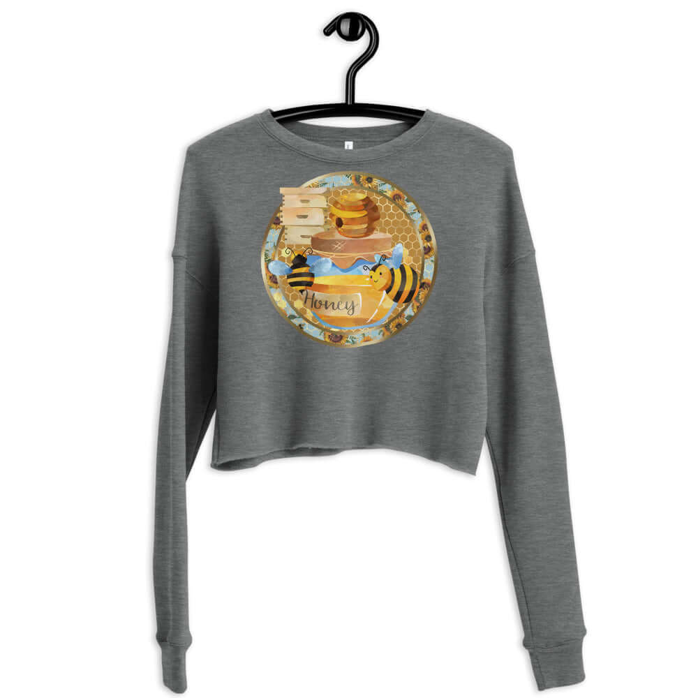 honey bee sweet crop sweatshirt