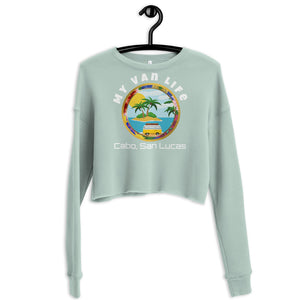 my van life crop sweatshirt