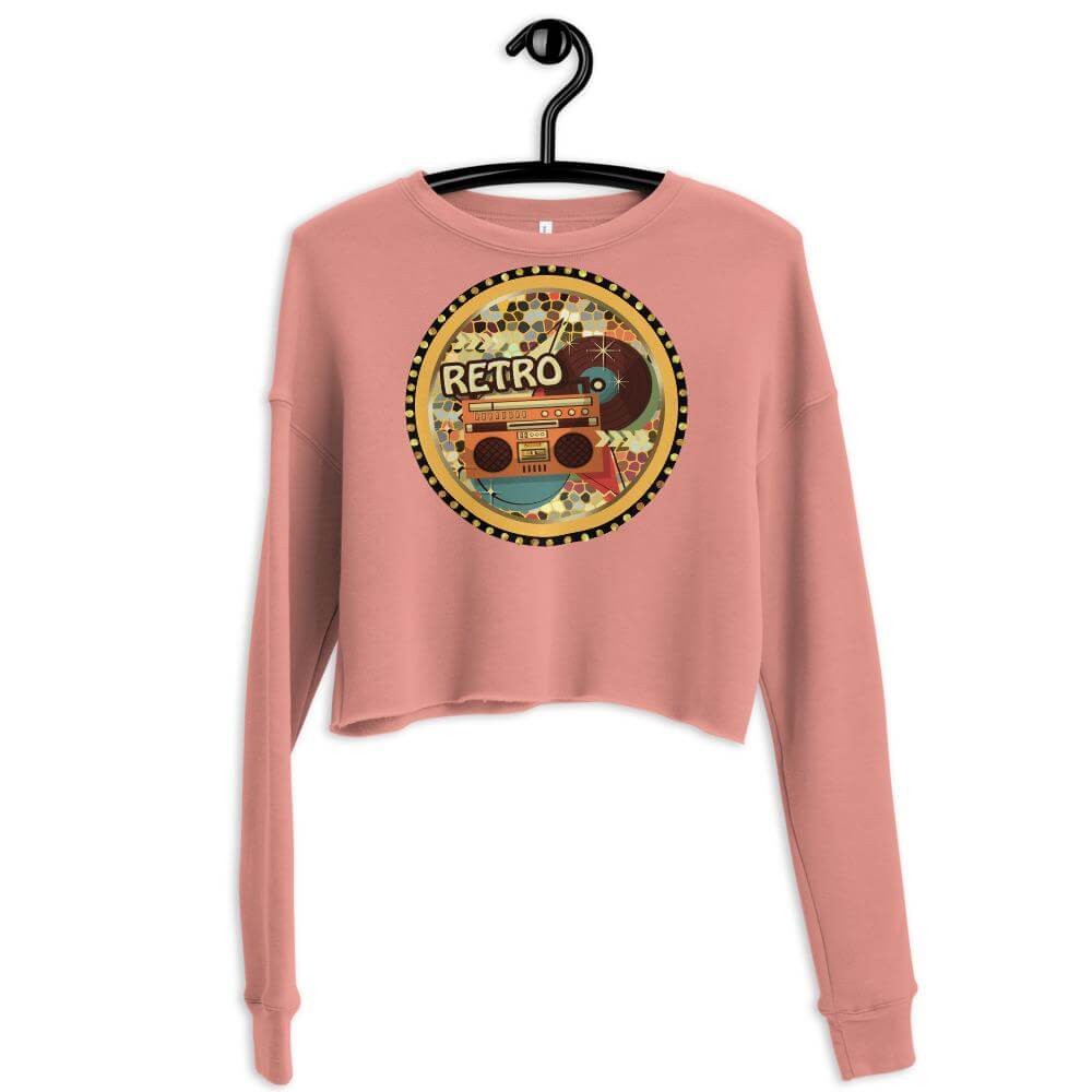 80s child crop sweatshirt