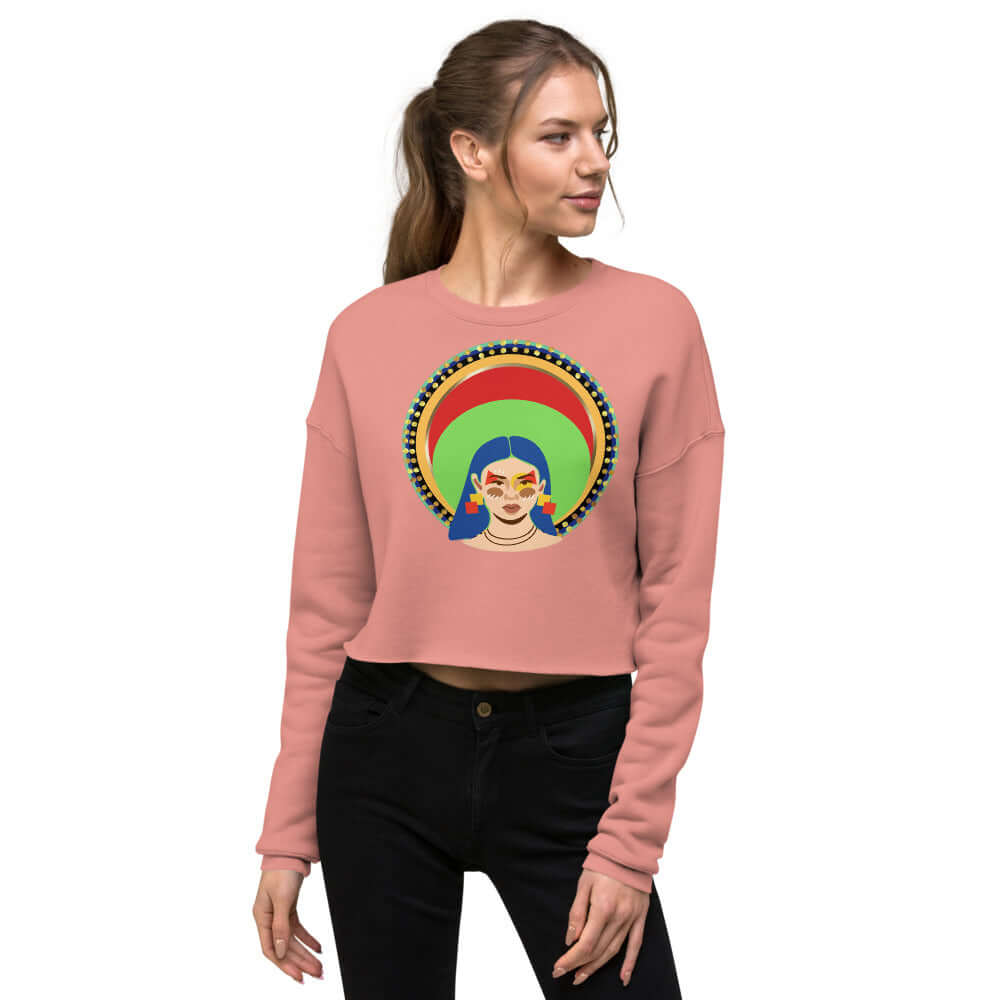 my halo crop sweatshirt