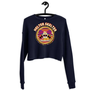 helter skelter crop sweatshirt