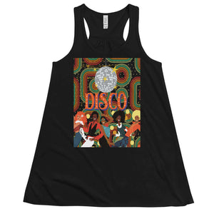 disco fever flowy racerback tank