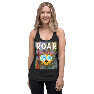 i am woman racerback tank