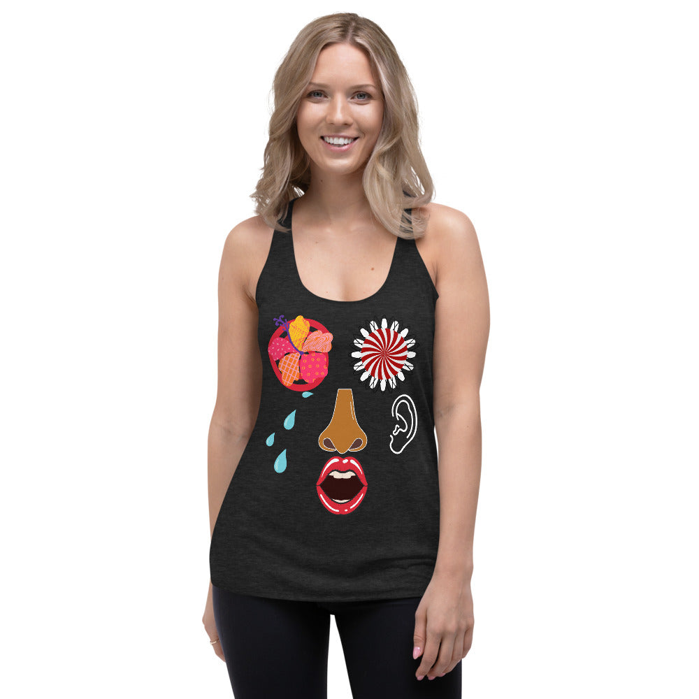 oopsie daisy racerback tank