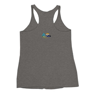 i am woman racerback tank