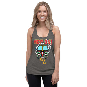 hop on! racerback tank