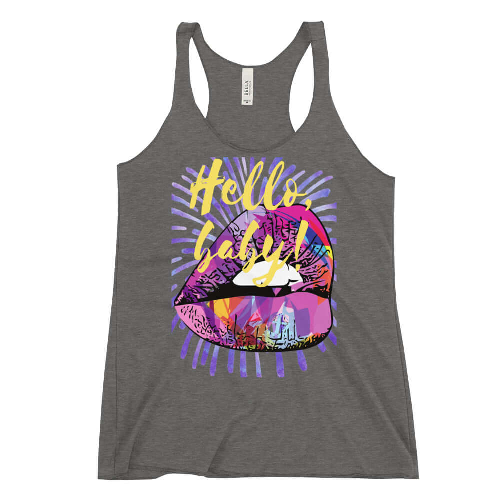 hello, baby! racerback tank