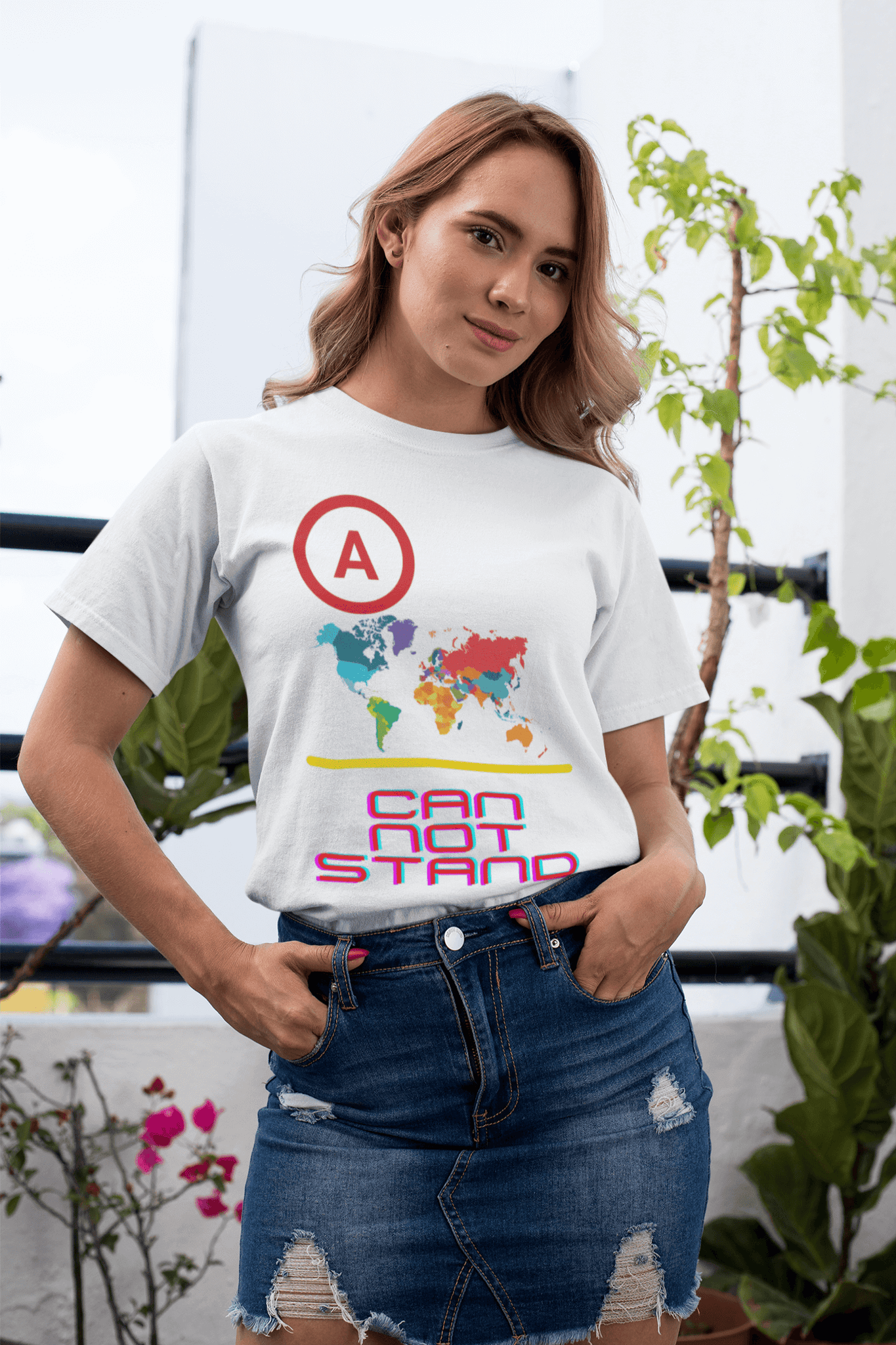 a world divided cannot stand softstyle tee