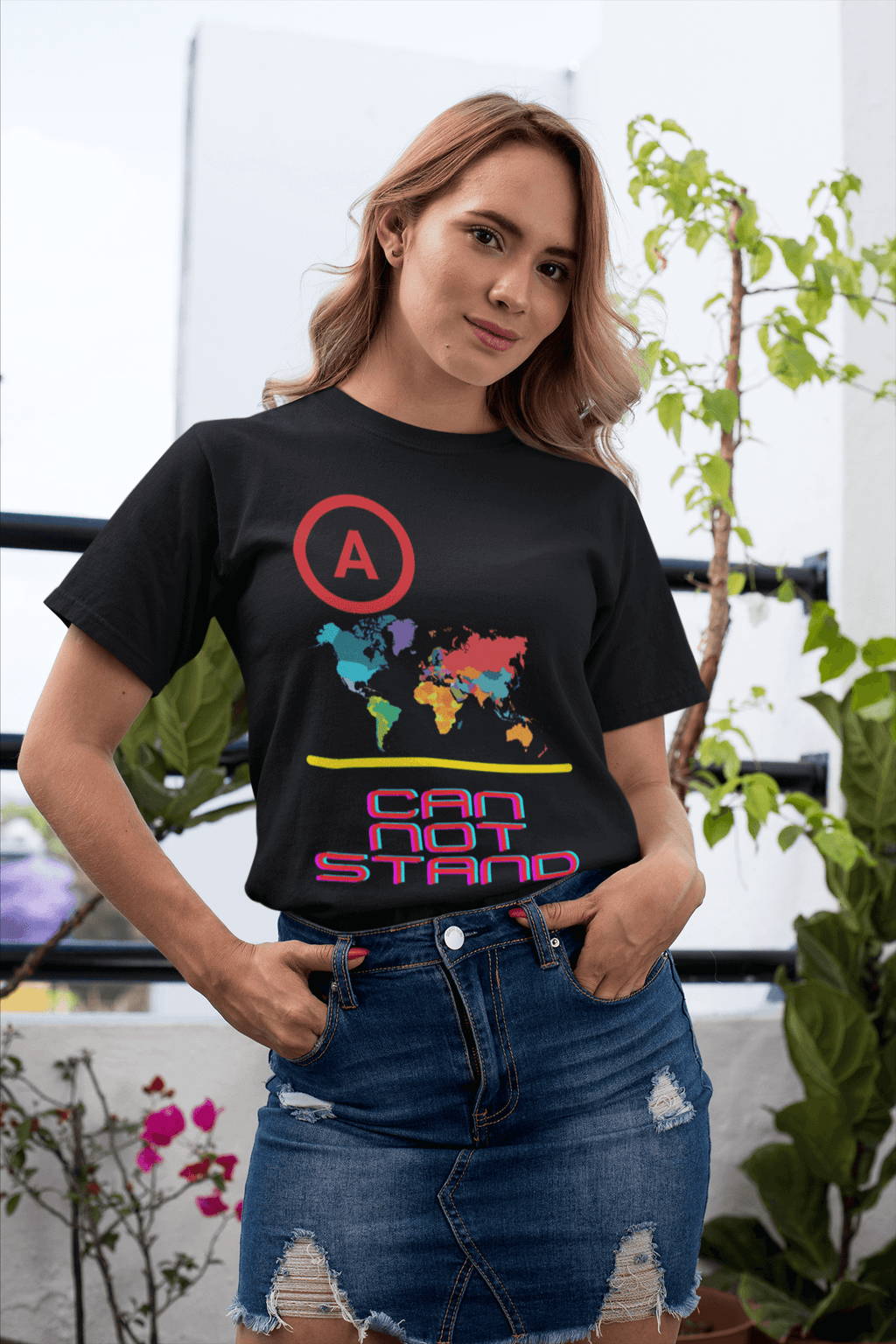 a world divided cannot stand softstyle tee