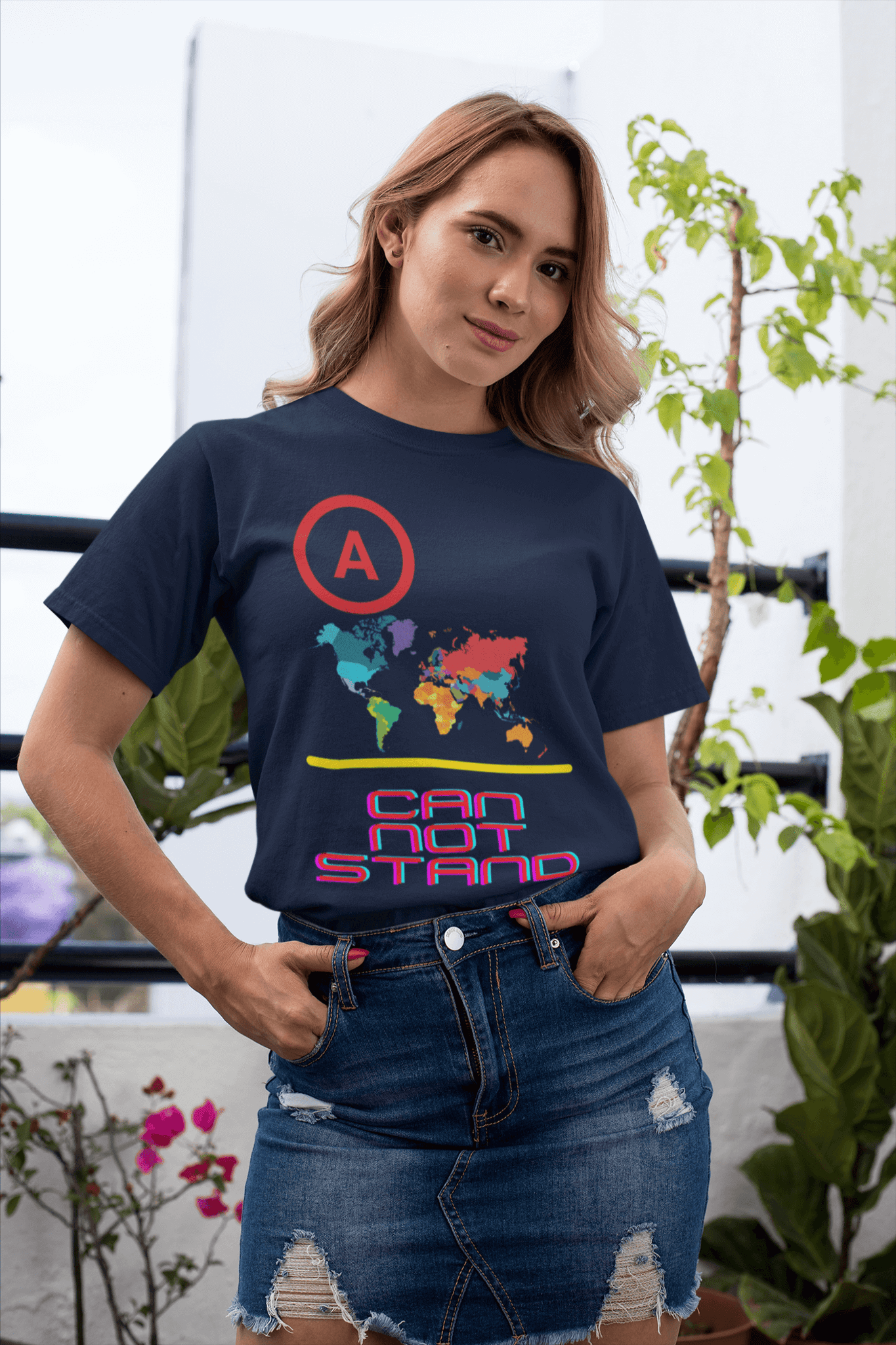 a world divided cannot stand softstyle tee