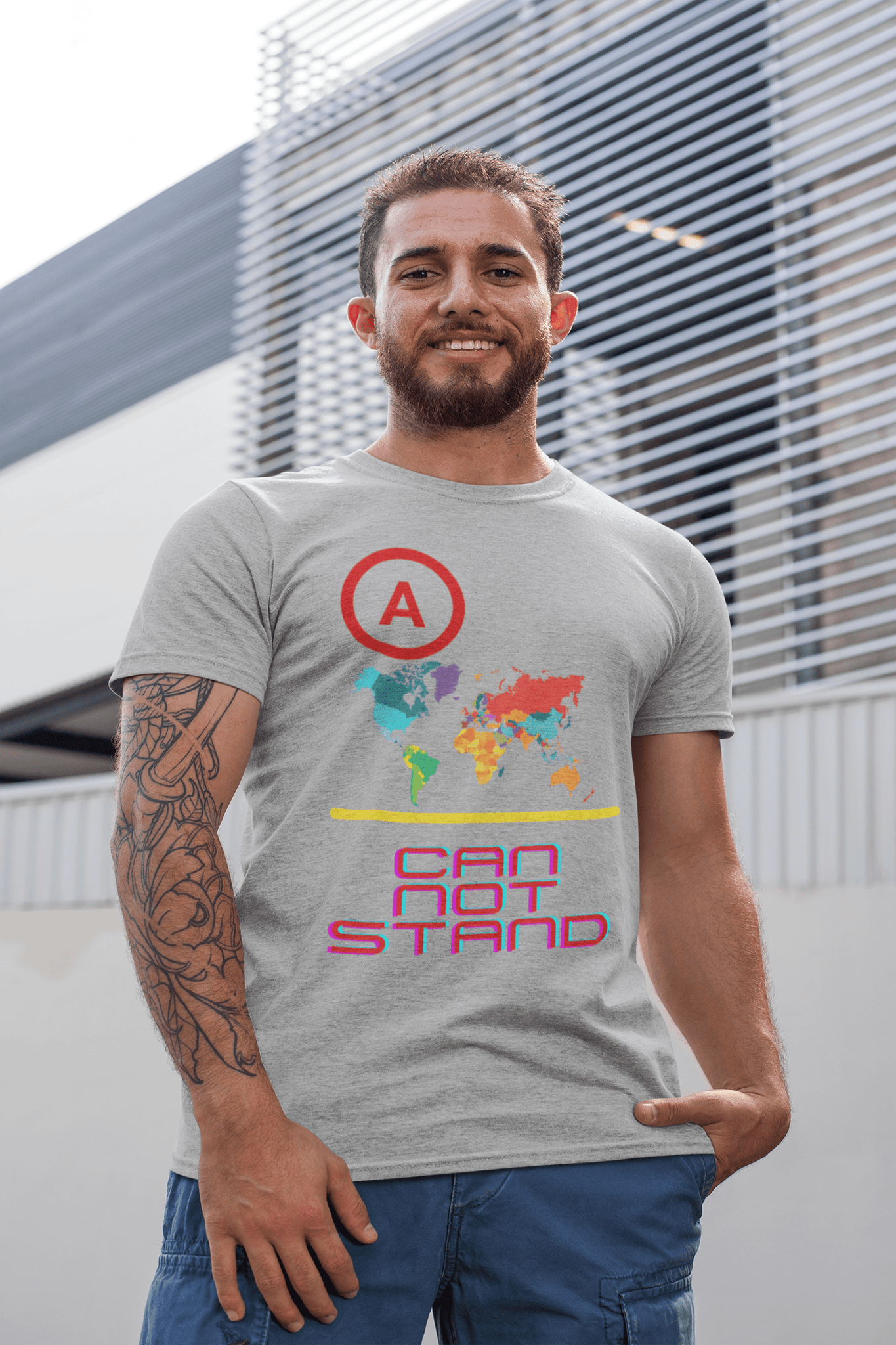 a world divided cannot stand softstyle tee